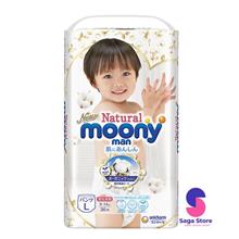 Bỉm cao cấp Moony Natural Organic quần L36 cho bé từ 9-14kg